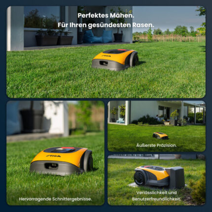 Rasenmäher-Roboter RTK STIGA A1000 bis 1400 qm mit GPS - Bluetooth – Detailansicht
