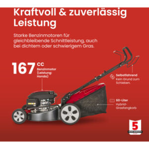 Mountfield Rasenmäher SP53 Elite, 51 cm, 167 cc – Detailansicht
