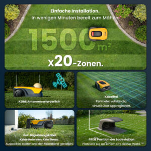 STIGA Vista A 15v Mähroboter bis zu 1500m² – Detailansicht