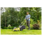 Ryobi RLM36X41H50G Rasenmäher Grün 36V Batterie 40 cm – Detailansicht