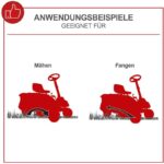 Scheppach MR196-61 Aufsitzrasenmäher 61 cm Schnittbreite – Detailansicht