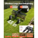 Mophorn Rasentraktor Heuharke 1219 mm, Heurechen mit 24 Zinken – Detailansicht