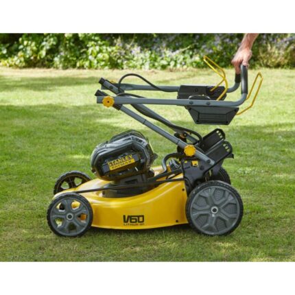 Selbstfahrender Rasenmäher Stanley V60 54 V 5 Ah – Detailansicht