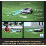 Dreame - A2 1200 Mu00e4hroboter Mit Mähroboter-Garage– kabellos ohne RTK – Detailansicht
