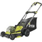 Ryobi 18V Bürstenlose Rasenmäher grün und grau 40 cm
