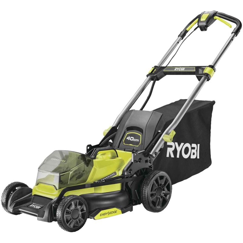 182761725_1.jpg Ryobi 18V Bürstenlose Rasenmäher grün und grau 40 cm