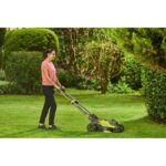 Ryobi 18V Bürstenlose Rasenmäher grün und grau 40 cm – Detailansicht
