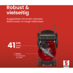 Mountfield Rasenmäher S421R PD, 41 cm – Selbstfahrend, Fangkorb 55 l – Detailansicht
