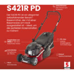 Mountfield Rasenmäher S421R PD, 41 cm – Selbstfahrend, Fangkorb 55 l – Detailansicht