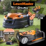 Autonomer kabelloser 24V Rasenmäher-Roboter mit Begrenzungskreis und – Detailansicht