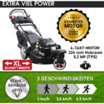 BRAST Rasenmäher Benzin Trike 5,2kW – Detailansicht