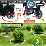 BRAST Rasenmäher Benzin Trike 5,2kW – Detailansicht