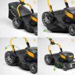 STIGA 753e V Combi Kit Akku-Rasenmäher, 48 V, 51 cm – Detailansicht