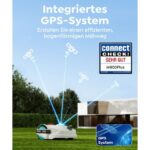 YARDCARE M800Plus Mähroboter ohne Begrenzungskabel Empf.800m² – Detailansicht