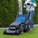 Rasenmu00e4her 4in1 Brushless 2x20V 47cm ohne Akku IXES Scheppach – Detailansicht