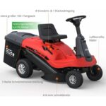 Güde Aufsitzrasenmäher GAR 602 Rasenmäher Rasentraktor 61cm – Detailansicht