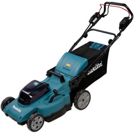 Makita Rasenmäher 36 V = 2 x 18 V Li-Ion 5 Ah - DLM481CT2 – Detailansicht