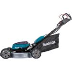 Selbstfahrender Rasenmäher 36V 2 x 18V Li-Ion 5 Ah MAKITA 4 Akkus – Detailansicht