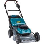 Selbstfahrender Rasenmäher 36V 2 x 18V Li-Ion 5 Ah MAKITA 4 Akkus – Detailansicht