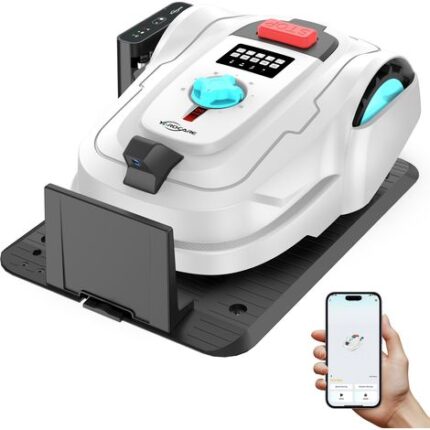 YARDCARE M800Plus Mähroboter ohne Begrenzungskabel Empf.800m² – Detailansicht