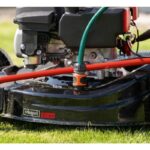 Selbstfahrender Benzin-Rasenmu00e4her Elektrostart 173cc 51cm Scheppach – Detailansicht