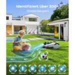 YARDCARE N1600Pro Mähroboter ohne Begrenzungskabel mit RTK- & – Detailansicht