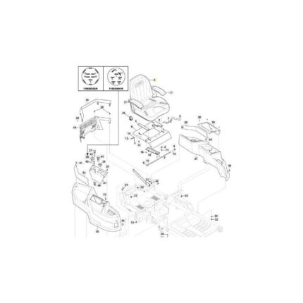 ORIGINAL STIGA SITZ – 118830284/0