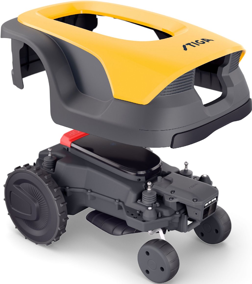Stiga kabelloser Mähroboter A 10v - mit kostenloser Abdeckung – Detailansicht