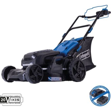 Rasenmu00e4her 4in1 Brushless 2x20V 47cm ohne Akku IXES Scheppach