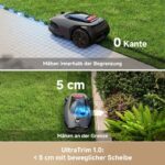 MOVA LiDAX Ultra 1200 Mähroboter mit Garage – Detailansicht