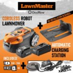 Autonomer kabelloser 24V Rasenmäher-Roboter mit Begrenzungskreis und – Detailansicht