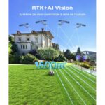 N1600PRO – Akku-Rasenmäherroboter mit RTK-Navigation und KI-Vision – Detailansicht