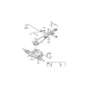 Getriebe für Rasentraktor 2105M XM110 ORIGINAL STIGA 1134-4847-01