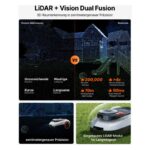 Segway Navimow i208 LiDAR Mähroboter ohne Begrenzungskabel für 800 m² – Detailansicht