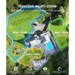 N1600PRO – Akku-Rasenmäherroboter mit RTK-Navigation und KI-Vision – Detailansicht