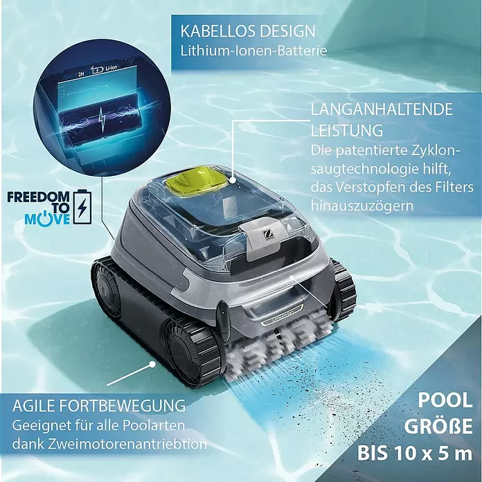 Zodiac Poolroboter CNX-Li 5220 iQ – Detailansicht